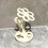 Flower-Shaped Ceramic Toothbrush Holder, Compatible with Standard Handles 7