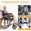 2x Αντικατάσταση μπροστινού τροχού για Walker, Rollator, αναπηρικό αμαξίδιο 7