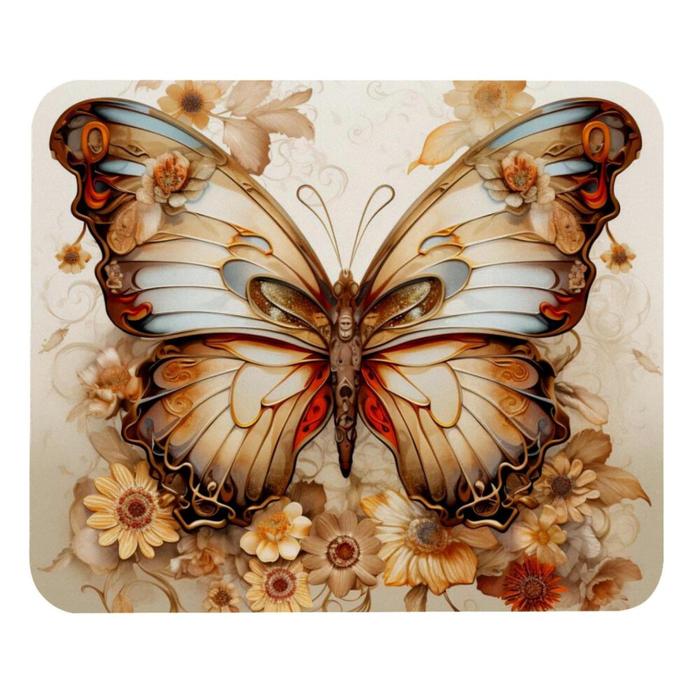 Butterfly Mouse Pad Smooth Surface 25X20cm 9193271332206