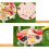 Pink outdoor picnic table foldable portable plastic 6