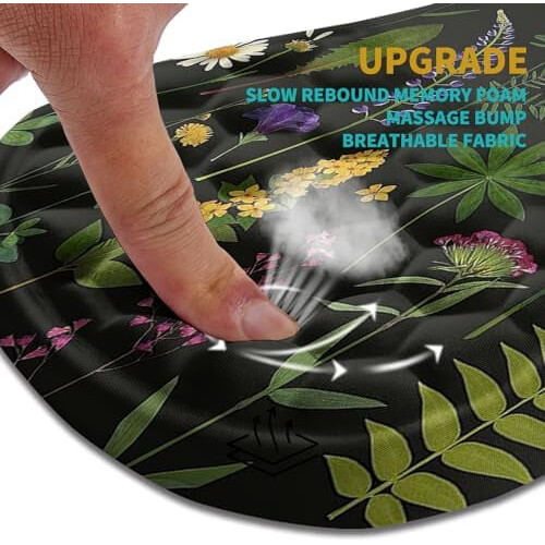 Εργονομικό Mouse Pad με Υποστήριξη Καρπού & Κλίση Αφρού Μνήμης για Ανακούφιση 1