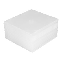 Transparante cd-opbergdoos (25 stuks)