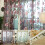 Cortina de tule voile floral transparente 78,74 x 39,37 polegadas, cor vinho, sem contas. 4