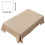Toalha de mesa retangular em imitação de linho bege, 152 x 213 cm (60 x 84 polegadas) 3