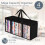 4-pak klare PVC DVD-opbevaringsposer 2