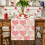 Golden Pink Polyester Table Runner 13 x 36 in 2