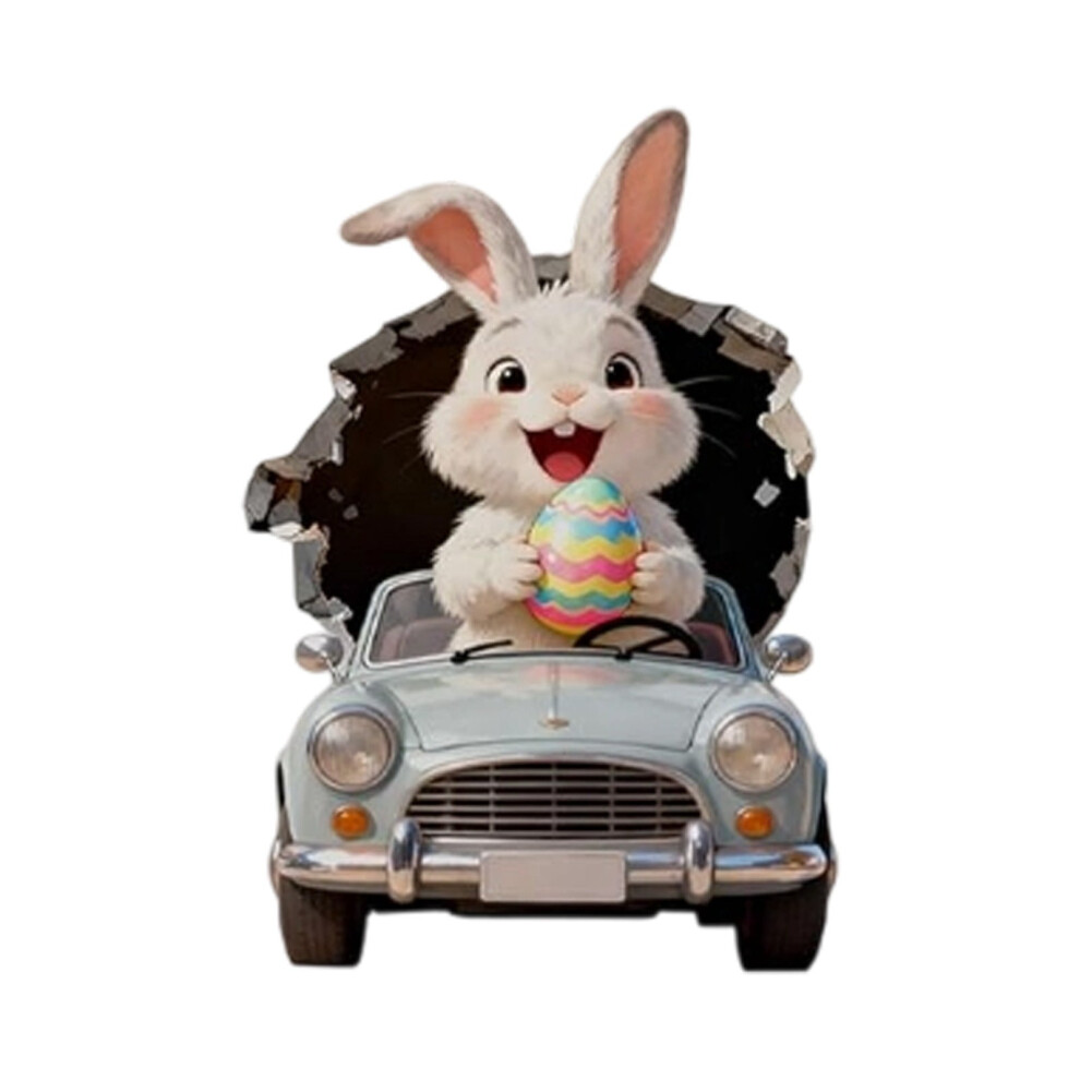 Funny Rabbit Wall Stickers - Peel & Stick Decals
