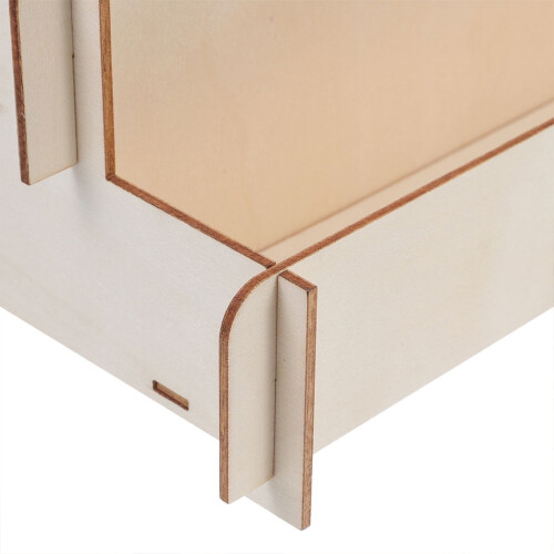 FRCOLOR2pcs Ξύλινη Βάση Προβολής με Επίπεδη Επίπεδη Επίδειξη για Ευχετήριες Κάρτες, 2
