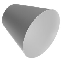Nowoczesny abażur z szarego żelaza do lampy wiszącej o prostym designie, odpowiedni do przedpokoju i kuchni