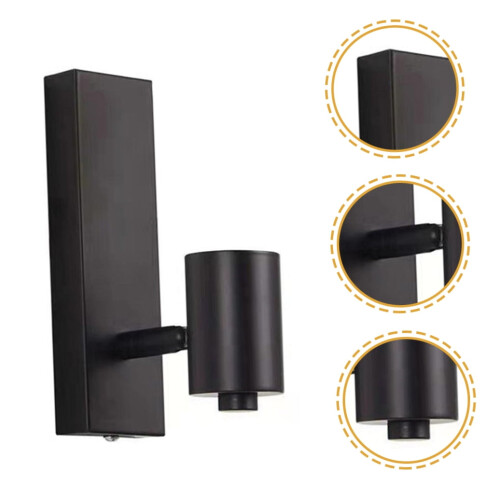Lampade da parete rustiche in ferro, 1 set 2