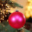 Christmas Tree Pendant Hot Pink 15 cm 2