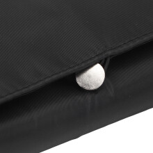 Schwarze Make-up Tasche faltbar