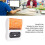 Bluetooth 58-mm-Belegdrucker 2600mAh Orange/Weiß 4