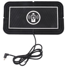Car Wireless Charger Silicone Non-Slip Pad for IPhone16 15 14 13 S24 S23 Car Phone Fast Induction Charging Pad
