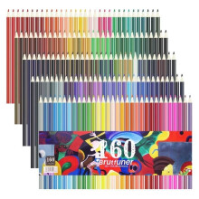 Box of 160 Colored Pencils, The Best Pencils for Kids, Adults and Artists. Ideal for All Types of Coloring