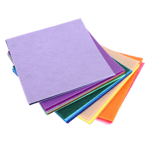 40Pcs Farbe Woven Stoff Platz Nähte Dekorative