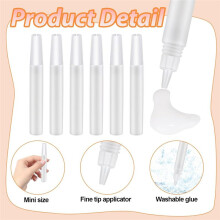 50 St Art Vit Glue-Stick Pens, Quick Dry Tacky-Glue Pens Exakt Applicera Flytande Limpennor Klassrumstillbehör