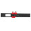 2Pièces Règle De Scribe Rouge Aluminium Menuiserie Marquage Traçage 1