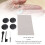 Disk Wax Guards 4 pezzi, plastica, facile da usare 4