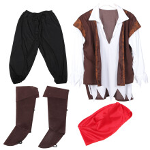 3Zest Męski Piracki Kostium Materiałowy Halloween I Imprezy Cosplay