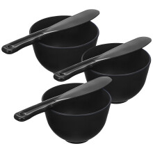 4Ensembles Bols Et Spatules Silicone Pour DIY Spa