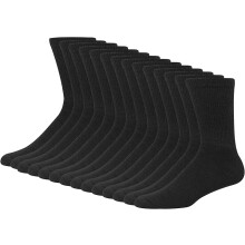 Hanes Men Crew+Ankle Socks 14 Pair, Size(12-14)