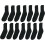 Hanes Men  Crew+Ankle Socks 14 Pair, Size(12-14) 2