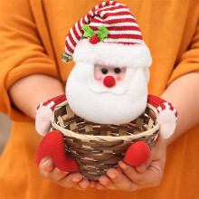 Enfeite de Natal de Pelúcia Stijggn para Árvore de Natal, Presente Ideal para o Dia das Bruxas, Brinquedo de Pelúcia para Animais de Estimação,