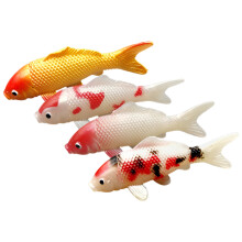 8Pz Piccole Carpe Artificiali in PVC, Decorazione Unica Per Acquari