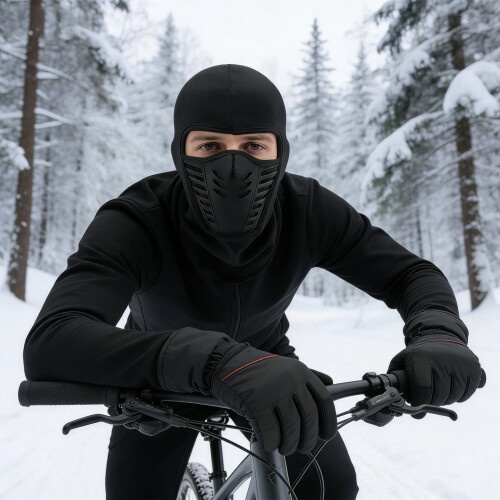 Cagoule d'hiver intégrale coupe-vent et thermique (1 pièce) 2