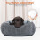 Orthopedic Dog Bed for Medium Dogs, Grey, 25" 2
