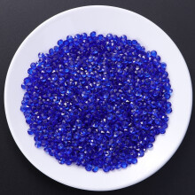 Blaue Acrylperlen für Bastelarbeiten, leuchtend und attraktiv, perfekt für Nageldesign und DIY-Projekte, 3 mm