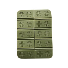 Cojín plegable portátil para picnic con algodón perlado viscoelástico y bandas elásticas para una fácil fijación – Verde, compatible con