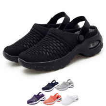 Zuecos ortopédicos para mujer, sandalias con soporte de arco y amortiguación de aire, anchos y cómodos, ideales para caminar en la playa o en