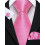 Men's Silk Tie Extra Long Solid Color Wedding Necktie 2