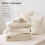 Beige Comforter Set 7-Piece Full Size 5