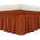 Rundum-Bettrock Karamell 40 cm Fallhöhe Queen King 1