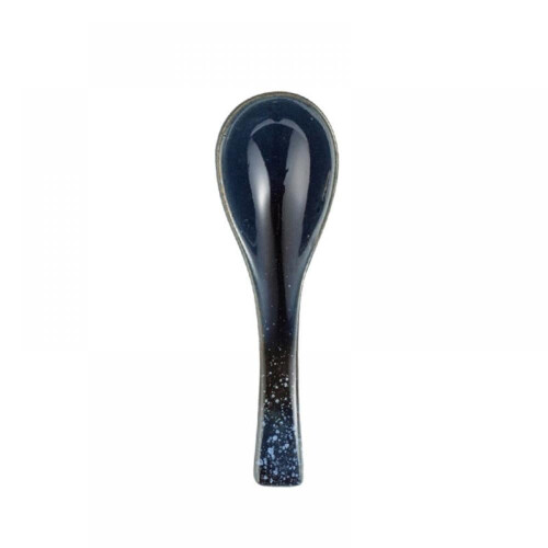 Glossy Decorative Ceramic Soup Spoon