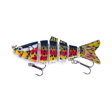 Señuelo Comefolife Lifelike Swimbait para lubina, trucha y tipo crappie en agua dulce y salada: hundimiento lento, compatible con todas las cañas