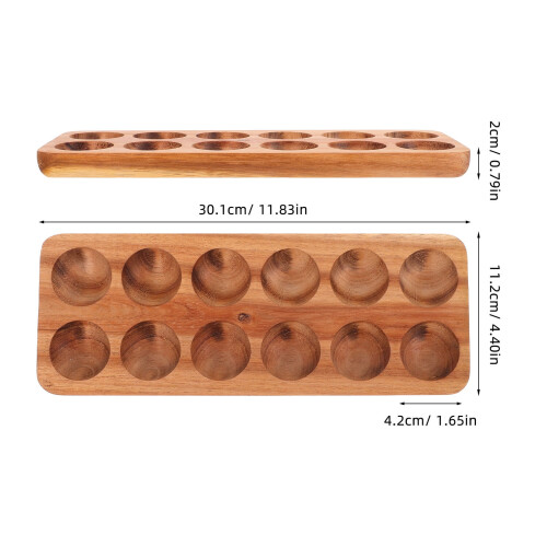 Ägghållare Rektangulär äggform 1-pack 1
