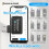 Programador de Walkie-Talkie Compatível com Rádios HAM BAOFENG 1