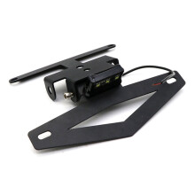 Motorcycle Rear License Plate Holder Bracket with Light for