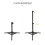 Suporte universal ajustável de 2,25 polegadas para vídeo LED, com parafuso de 1/4", compatível com câmeras LED. 6