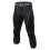 Men's compression capri pants cool dry 3/4 length 1