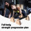 2 τεμάχια ξύλινη μπάρα push-up για άνδρες και γυναίκες, φορητή, στιβαρή δομή, push-up για 5