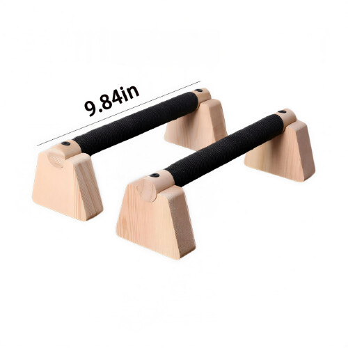 Træ-push-up-stænger – 25 cm, par 1