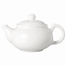 Tetera Acdanc, elegante tetera de porcelana blanca para realzar el color del té, tetera esencial para una preparación perfecta.