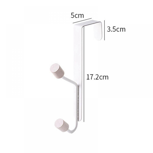 Over-de-deur organizer met twee haken, 5 cm 1