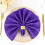 BalsaCircle 50 Pieces 20" Purple Polyester Napkins Wedding Kitchen 4
