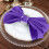 BalsaCircle 50 Pieces 20" Purple Polyester Napkins Wedding Kitchen 8